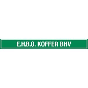 Sticker 'EHBO Koffer BHV'