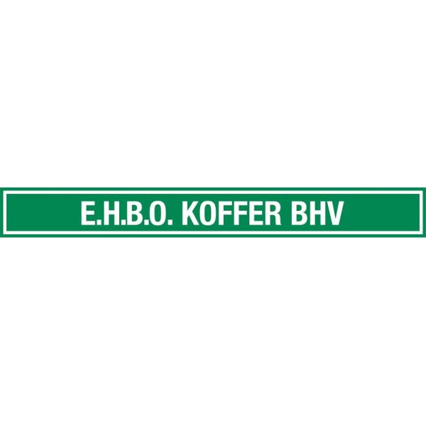 Sticker 'EHBO Koffer BHV'