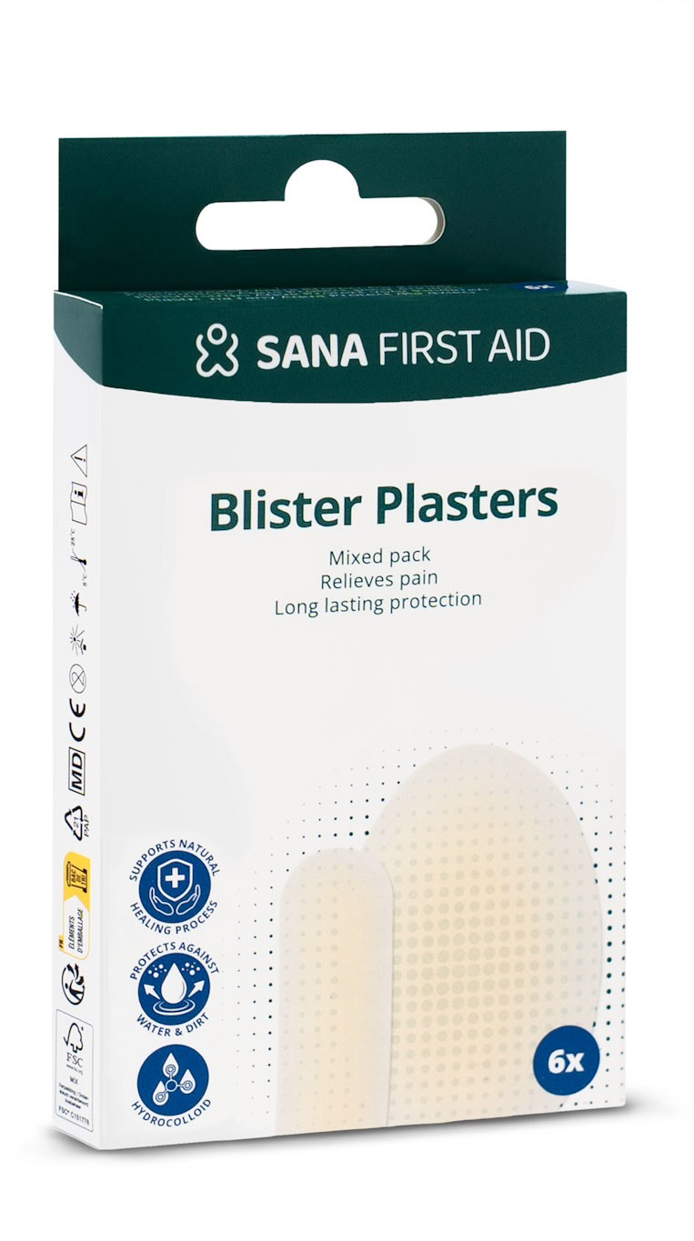 Sana First Aid Blarenpleister assorti /6